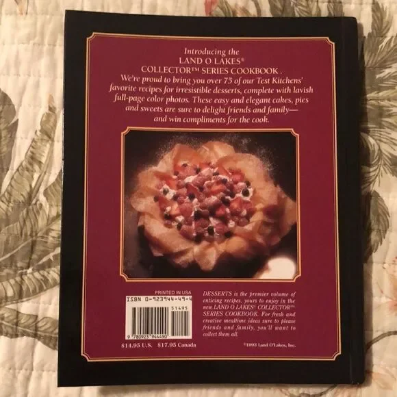 Vintage Treasure LandOLakes Desserts Cookbook - Picture 2 of 15